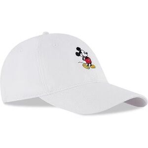 Disney White Hat with Mickey Mouse Embroidery